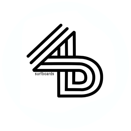 4D Logo white